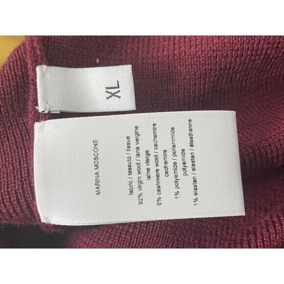 Marina Moscone Womans Cycling Sweater Dress with Exploded Zipper‎ SZ XL - Picture 6 of 9